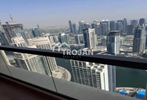 Canal view from a high-floor apartment in Murjan 1, JBR Dubai
