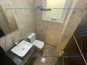 Guest bathroom in a 5 bedroom villa for rent in Al Barsha Dubai