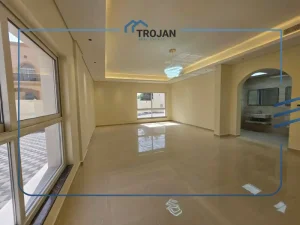 Spacious living area inside stand-alone 5 bedroom villa for rent in Al Quoz 2 Dubai