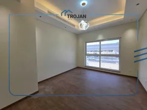 Spacious bedroom with large window in stand-alone 5 bedroom villa for rent in Al Quoz 2 Dubai